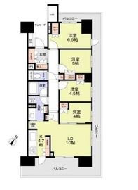 HARUMI FLAG PARK VILLAGE (晴海フラッグ パークヴィレッジ) 13階 間取り図