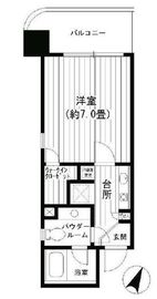 ヴィラコート横浜 603 間取り図