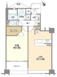 東急ドエル・アルス桜木町博物館通り 3階 間取り図