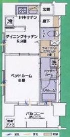 グローベルザ・スイート練馬プレミア 7階 間取り図