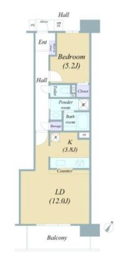 アクトピア北赤羽壱番館 14階 間取り図