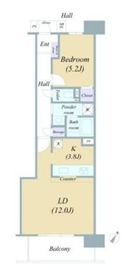 アクトピア北赤羽壱番館 14階 間取り図