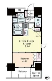 ルフォンリブレ蔵前 5階 間取り図