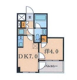 オープンレジデンシア中目黒 4階 間取り図