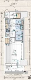 エステムコート横濱大通り公園 10階 間取り図