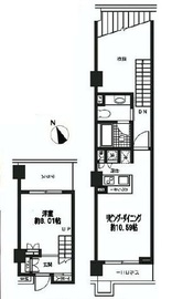 カスタリア戸越駅前 317 間取り図