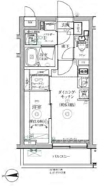 RELUXIA三軒茶屋 (リルシア三軒茶屋) 2階 間取り図