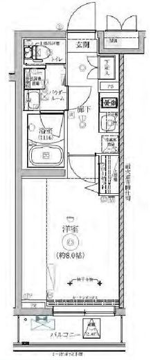 RELUXIA三軒茶屋 (リルシア三軒茶屋) 5階 間取り図