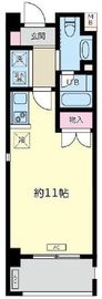 ウェルカーサ横浜関内 7階 間取り図