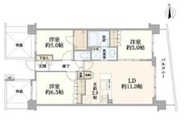 パレステージ溝の口 1階 間取り図