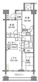 グランヒルズ東陽町 4階 間取り図