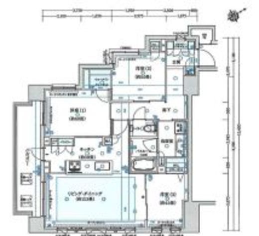 クリオ杉並高井戸 3階 間取り図