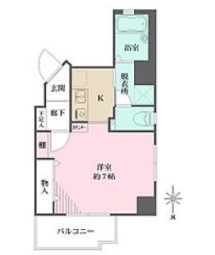 R.イシバシレジデンス 301 間取り図