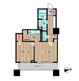 白金タワー 5階 間取り図