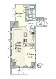 プレシス大井町パークフロント 12階 間取り図