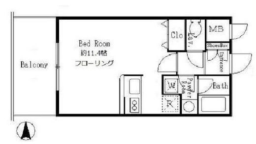 サンクレール高井戸 6階 間取り図