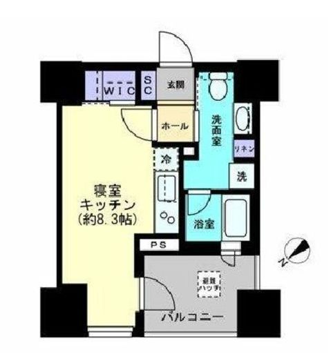 パークホームズ浜松町 18階 間取り図