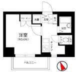 メインステージ麻布十番2 4階 間取り図
