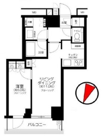 ミッドタワーグランド 7階 間取り図