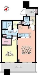 パークタワー勝どきミッド/サウス 44階 間取り図