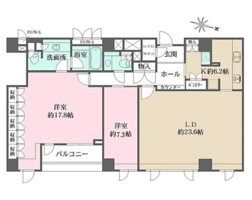 ルクセンブルグハウス 11階 間取り図