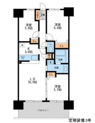レジディア南千住 1110 間取り図