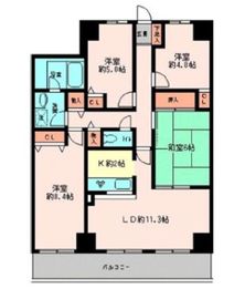 ガーデンシティ金沢文庫 915 間取り図