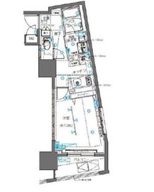 ZOOM横浜桜木町 11階 間取り図