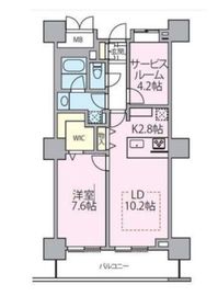 ロイヤルパークスタワー南千住 1303 間取り図