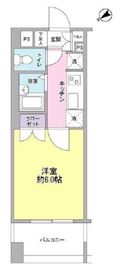 プロスペール溝の口 203 間取り図