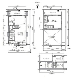 東雲キャナルコートCODAN 17-1104 間取り図