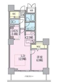 ロイヤルパークスタワー南千住 2004 間取り図