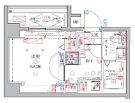 クレヴィスタ横浜綱島 1階 間取り図