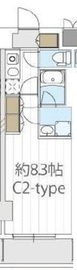 LEXE AZEST横濱関内 8階 間取り図