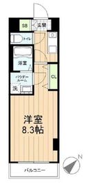 LEXE AZEST横濱関内 8階 間取り図