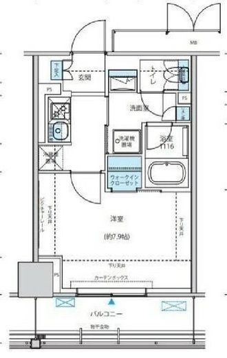 リージア海老名ビナフロント 512 間取り図