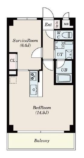 S-FORTたまプラーザ 302 間取り図