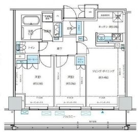 リージア海老名ビナフロント 716 間取り図