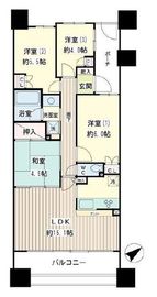 ヨコハマオールパークス第二街区 10階 間取り図