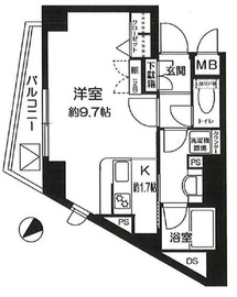 サンスタレ駒沢セカンドコート 4階 間取り図