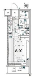 メイクスデザイン門前仲町ガーデン 4階 間取り図