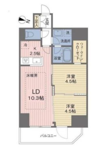 ACOLT中野富士見町 (アコルト中野富士見町) 902 間取り図