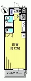 ビューシティ新宿御苑 6階 間取り図
