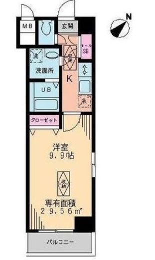 アートサイドヒルズ 303 間取り図