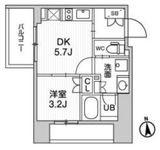 nido SHIN-OKACHIMACHI 405 間取り図