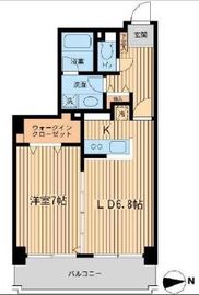 芝公園アパートメント 405 間取り図