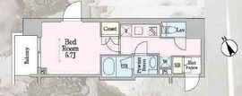 ラグゼナ磯子 1006 間取り図