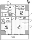 nido SUGAMO 1101 間取り図