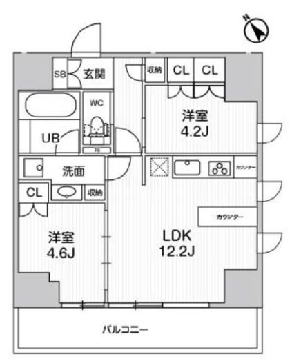 nido SUGAMO 1201 間取り図