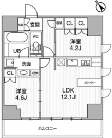 nido SUGAMO 1401 間取り図